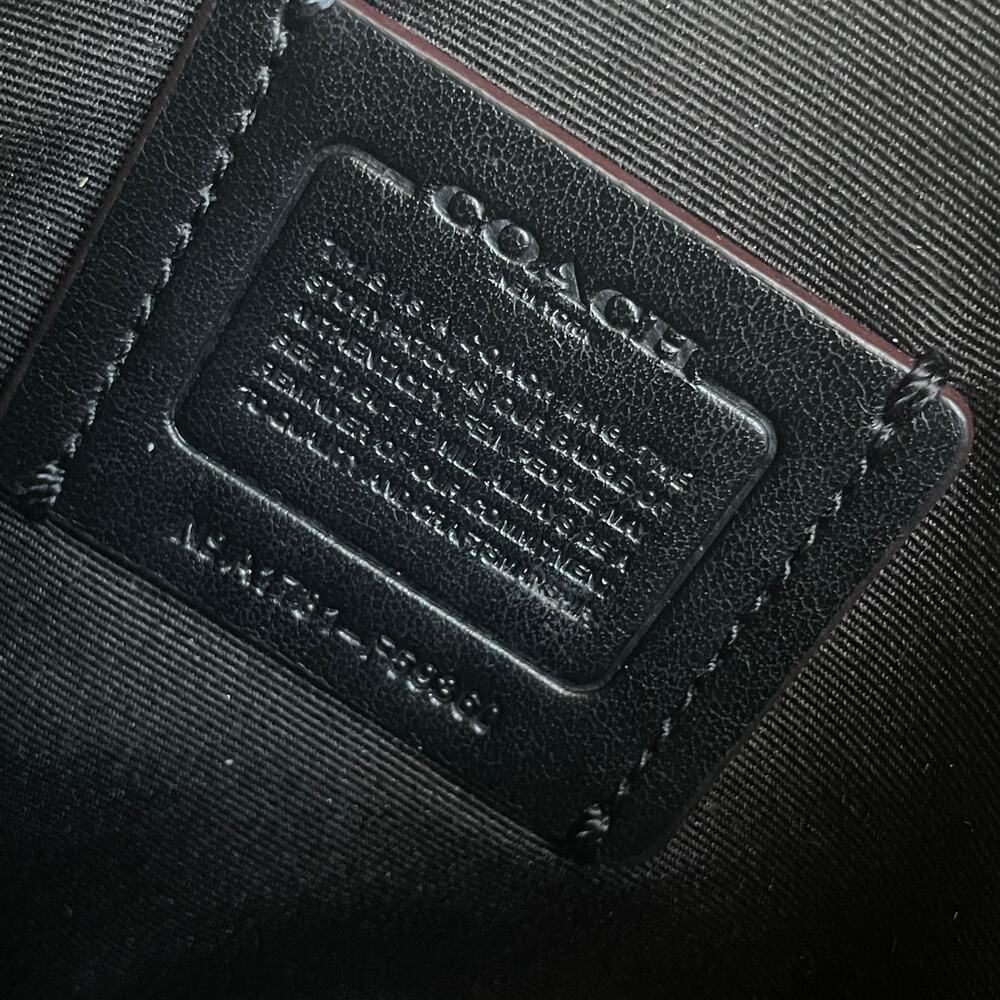 Coach Patricia Butterfly Crossbody Bag F59360 | Black Leather Appliqué - Picture 3 of 6